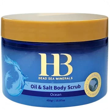 Oil & Salt Body Scrub “Ocean” with Dead Sea Minerals by HB 7290012326448