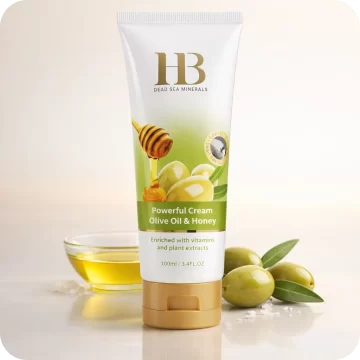 Olive Oil and Honey Cream by HB Health and Beauty 100ml