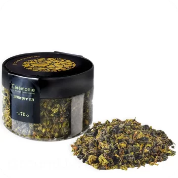 Oolong Loose Leaf Tea in Plastic Jar by Ceremonie 70g 7290013703415 Made in Israel