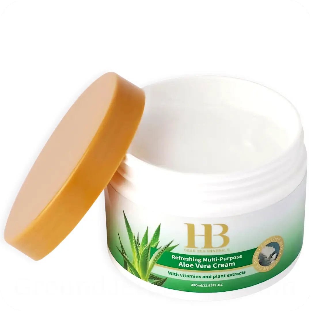Open Refreshing Multi-Purpose Aloe Vera Cream with Dead Sea Minerals by HB 350ml 7290011843830