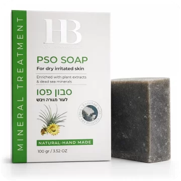 PSO Soap for Dry Irritated Skin by HB Health and Beauty 7290014043503