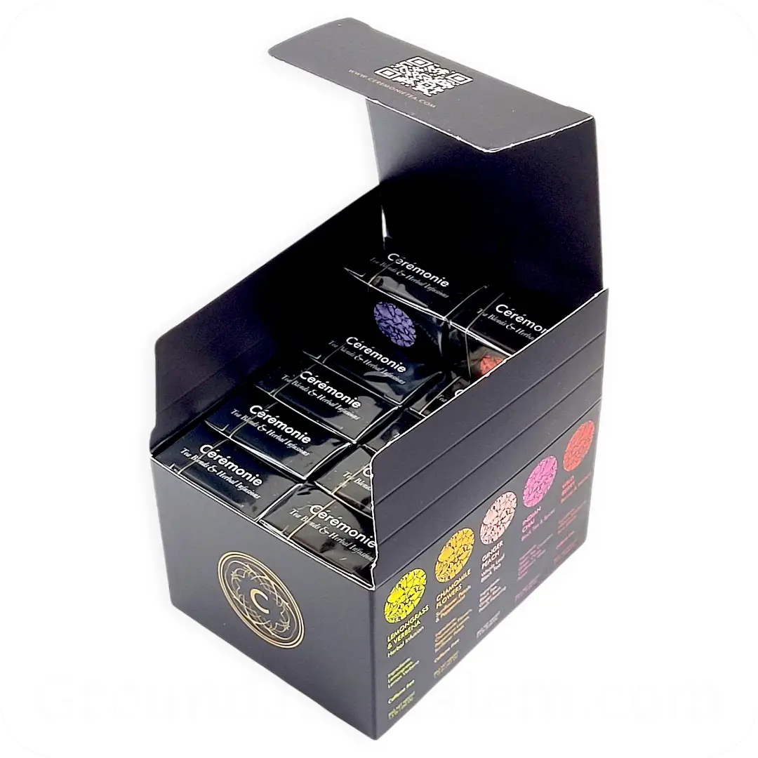 Pack of 10 Tea Blends & Herbal Infusions 20 Mesh Sachets by Ceremonie 859617001708 Unboxing