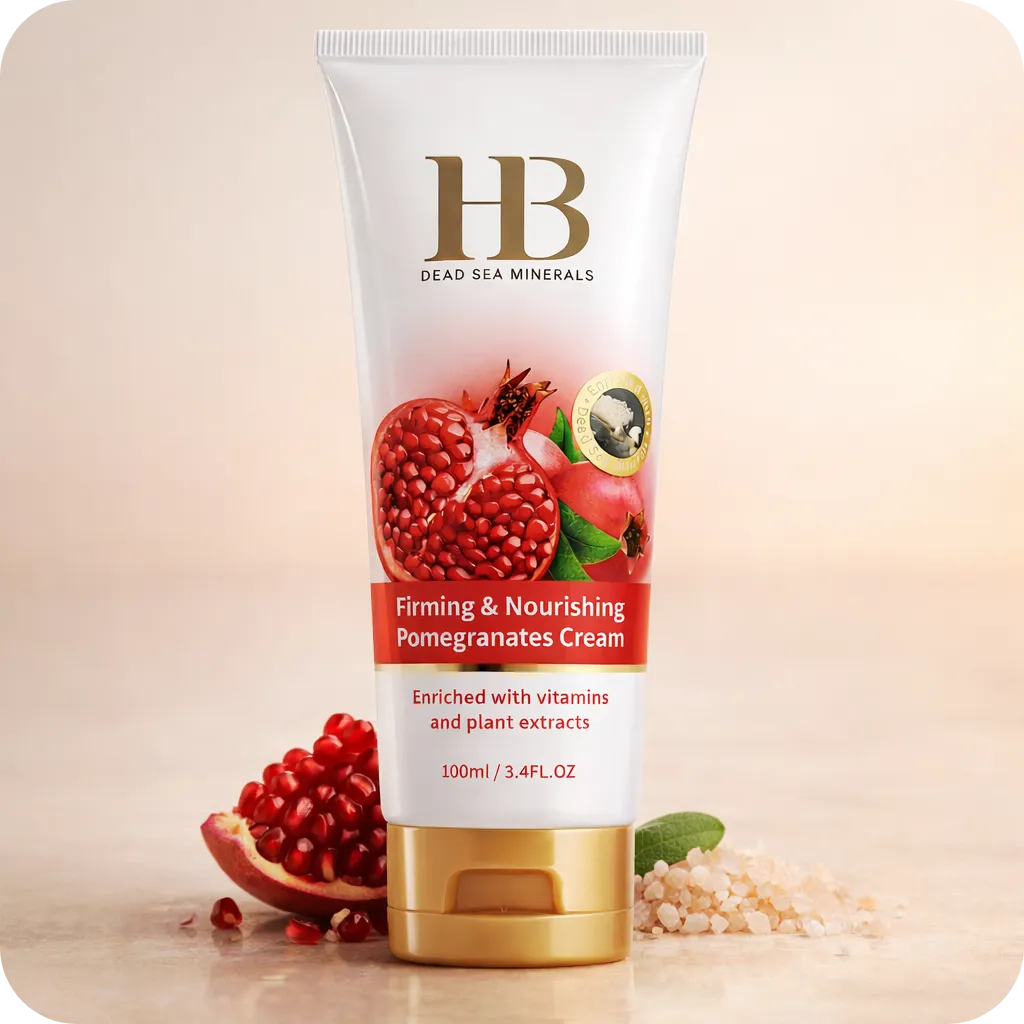 Pomegranate Cream with Dead Sea Minerals by HB 100ml