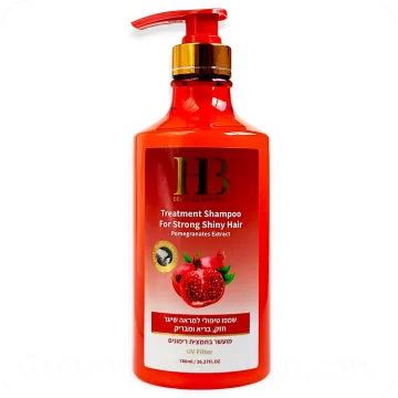 Pomegranate Shampoo 780ml 26.37 Fl.OZ Product Israeli