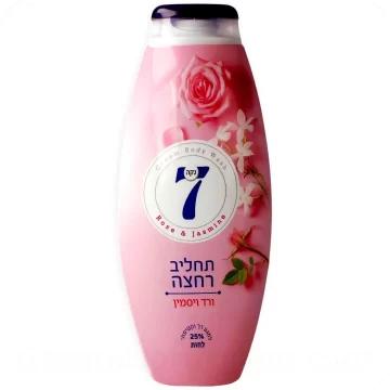 Rose & Jasmine Cream Body Wash by Neca 7 750ml 7290104960246 Made in Israel