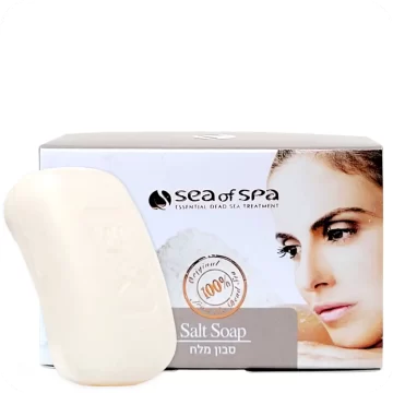 Salt Soap with 27 Active Dead Sea Minerals & Pure Essential Oils by Sea of Spa 125 g 7290011314026