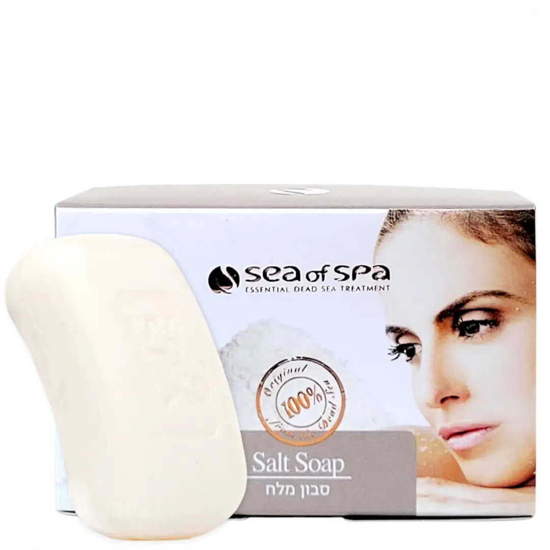 Salt Soap with 27 Active Dead Sea Minerals & Pure Essential Oils by Sea of Spa 125 g 7290011314026