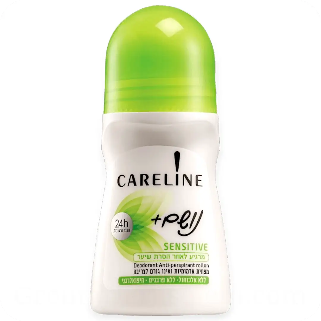 Sensitive Anti-Perspirant Roll-On Deodorant – Soothing After Hair Removal by Careline 75ml 7290006788399