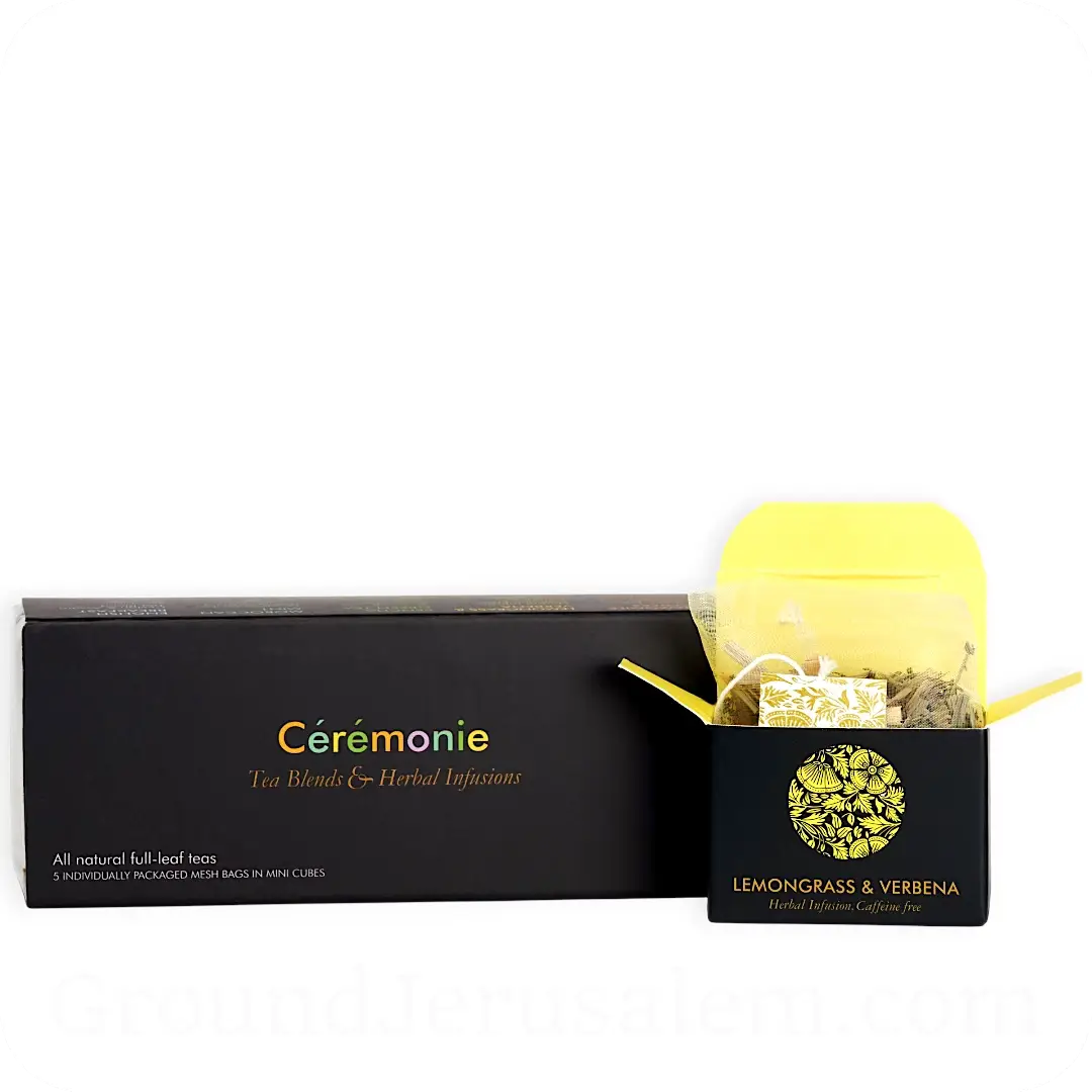 Tea Gift Sampler – 5 Refreshing Tea Blends & Herbal Infusions in Elegant Mini Cubes by Cérémonie