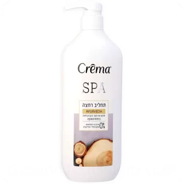 Tonka Scented Cream Wash by Crema SPA Ayurveda 600ml 7290108353747 Made in Israel