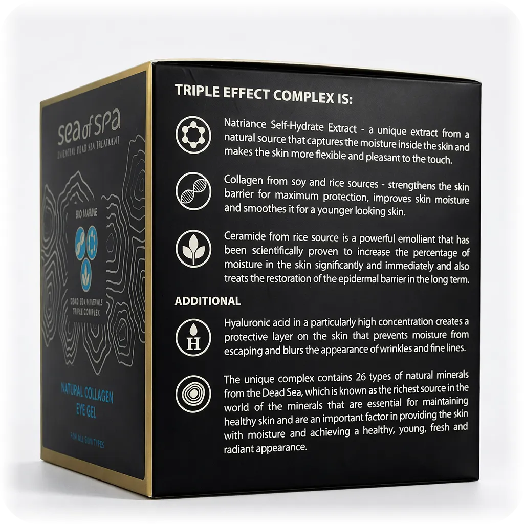 Triple Effect complex Natural Collagen Eye Gel by Sea of Spa 50ml 7290018306079