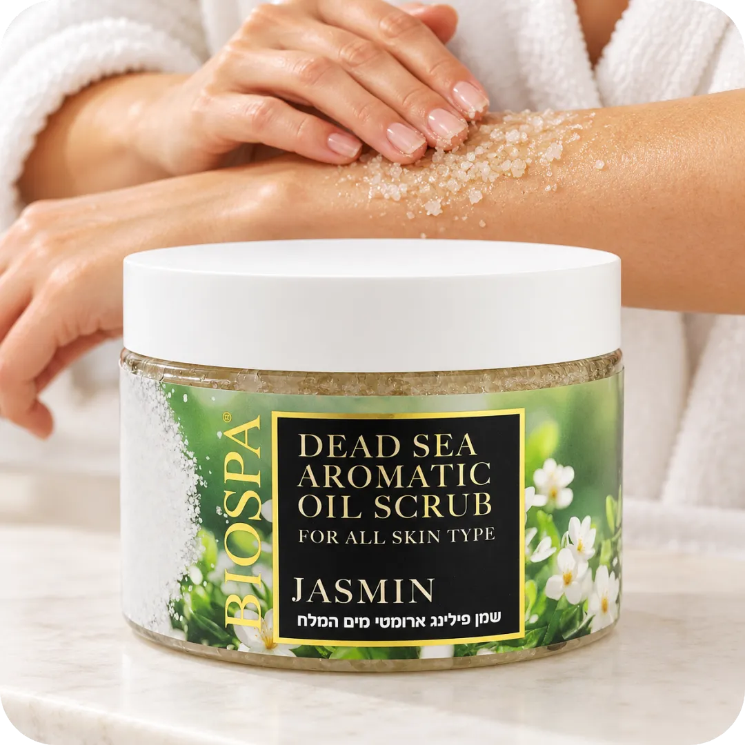 Use Dead Sea Salt and Oil Body Scrub Jasmine Sea of Spa BIO SPA 350ml 7290020103697