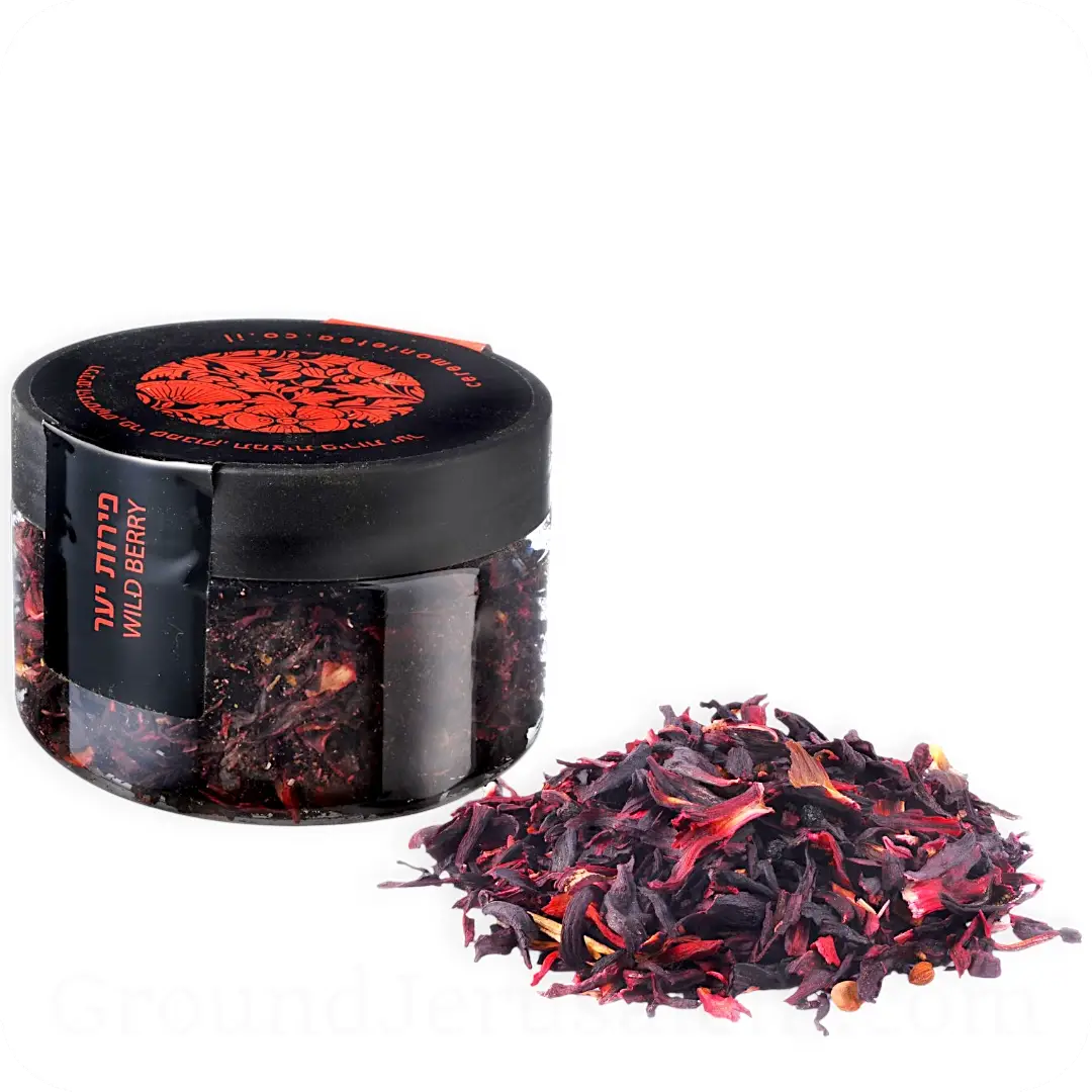 Wild Berry Loose Leaf Fruit Infusion in Jar by Ceremonie 60g 7290013703460 Made in Israel