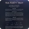 Wooden Display Tray of 48 Mini Cube Teas – Classic & Herbal Selection by Ceremonie - side of