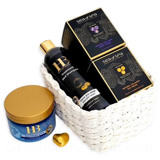 gift-basket-with-dead-sea-minerals-shampoo-cream